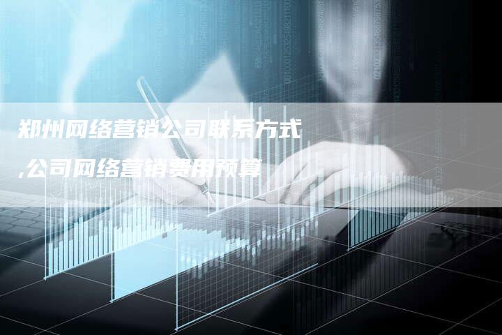 郑州网络营销公司联系方式,公司网络营销费用预算